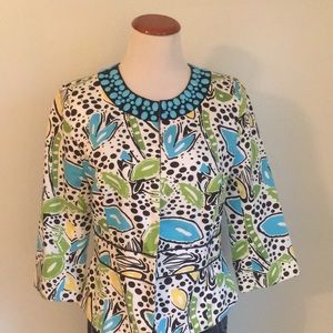 SilkLand printed blazer